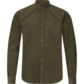 Seeland George Mens Cotton Corduroy Shirt - Pine Green