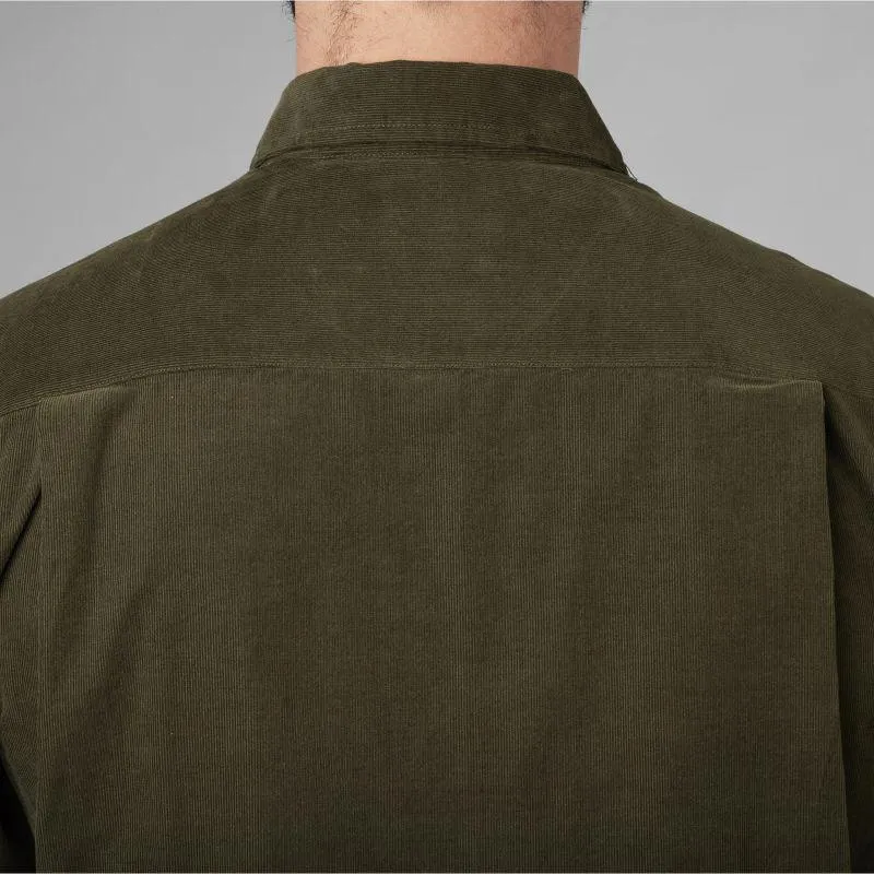 Seeland George Mens Cotton Corduroy Shirt - Pine Green