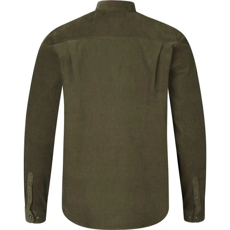 Seeland George Mens Cotton Corduroy Shirt - Pine Green