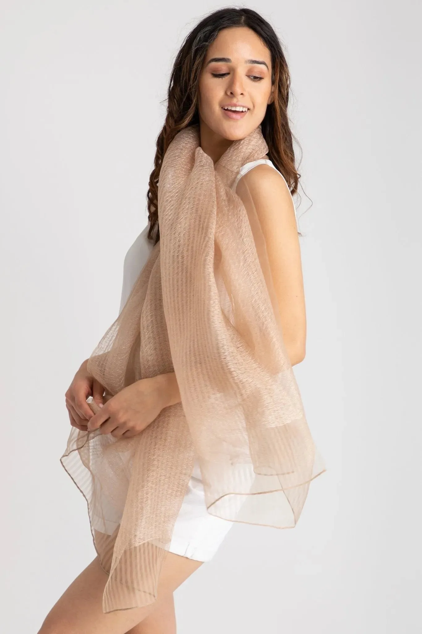 Sheer Social Wrap Scarf