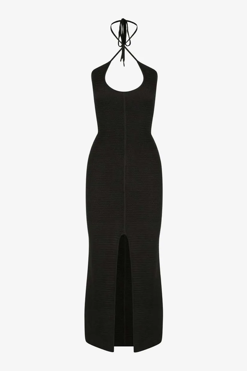 Shona Joy Eve Keyhole Midi - Black