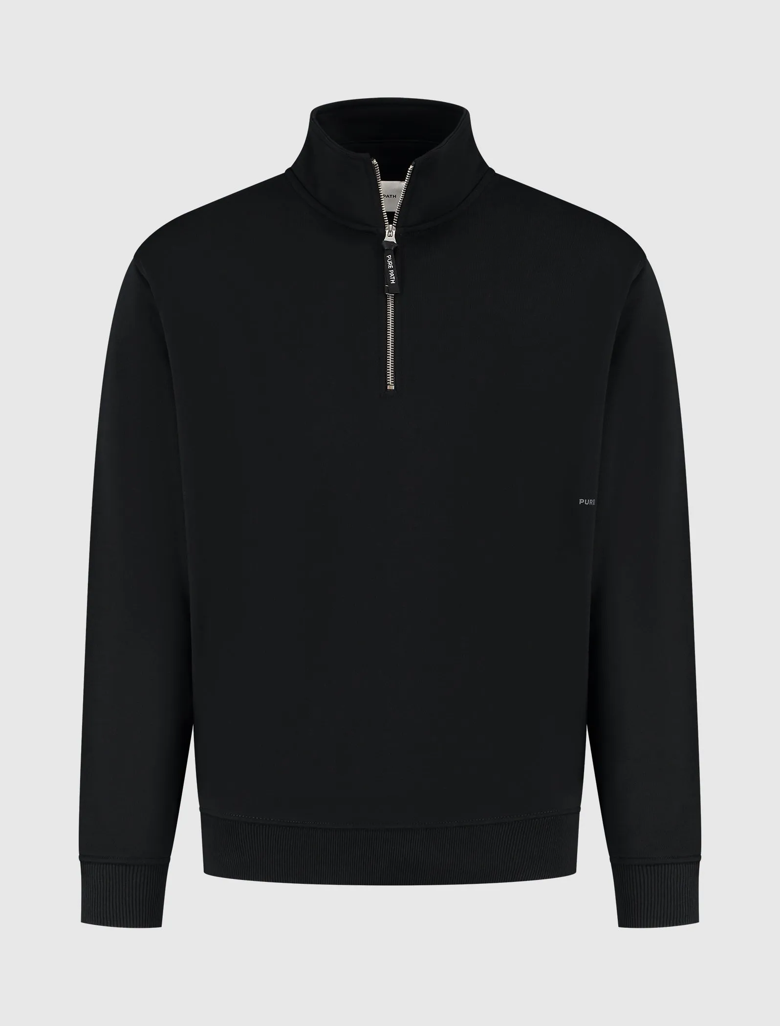 Sideline Wordmark Halfzip Sweater | Black