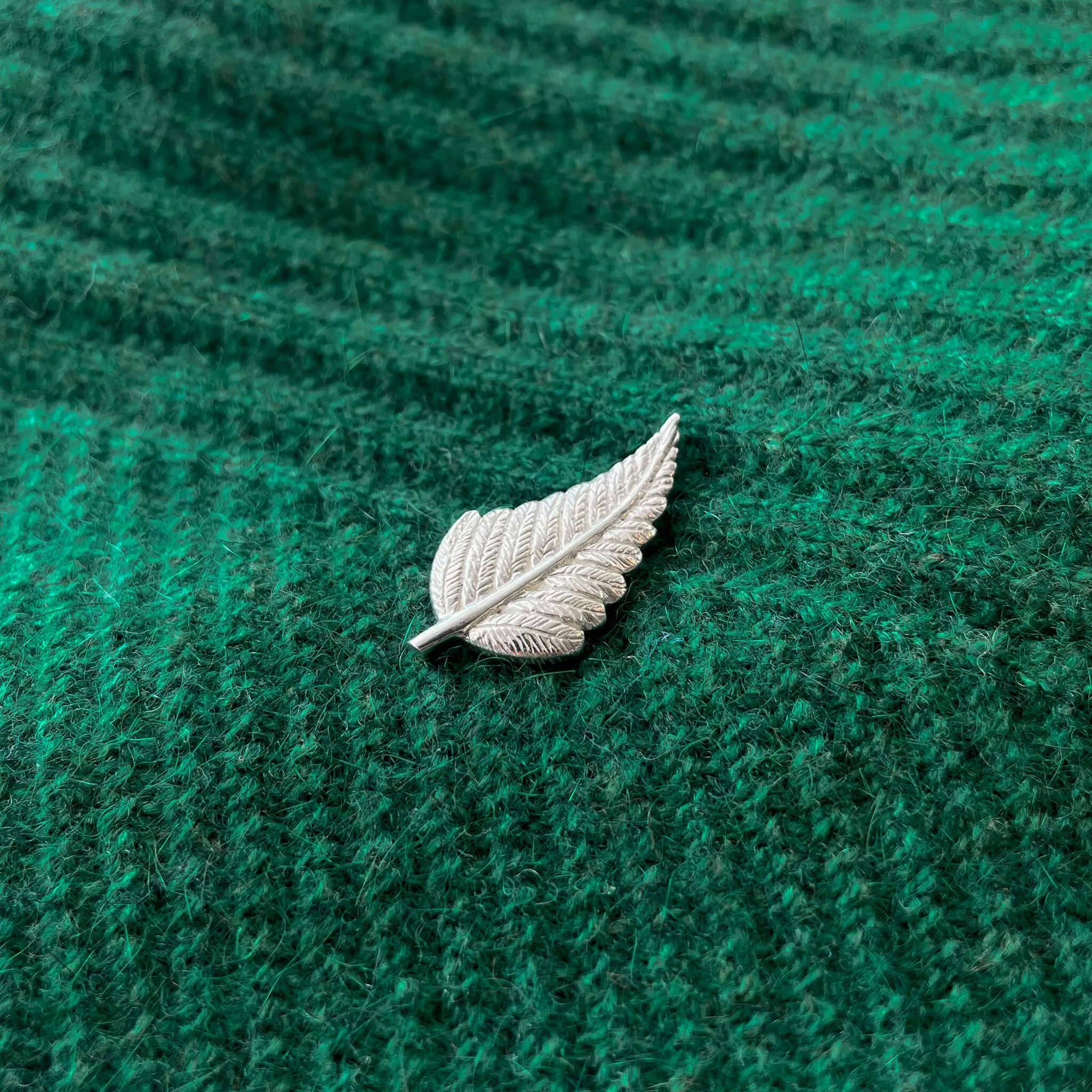 Silver Fern Pin | Solid Silver