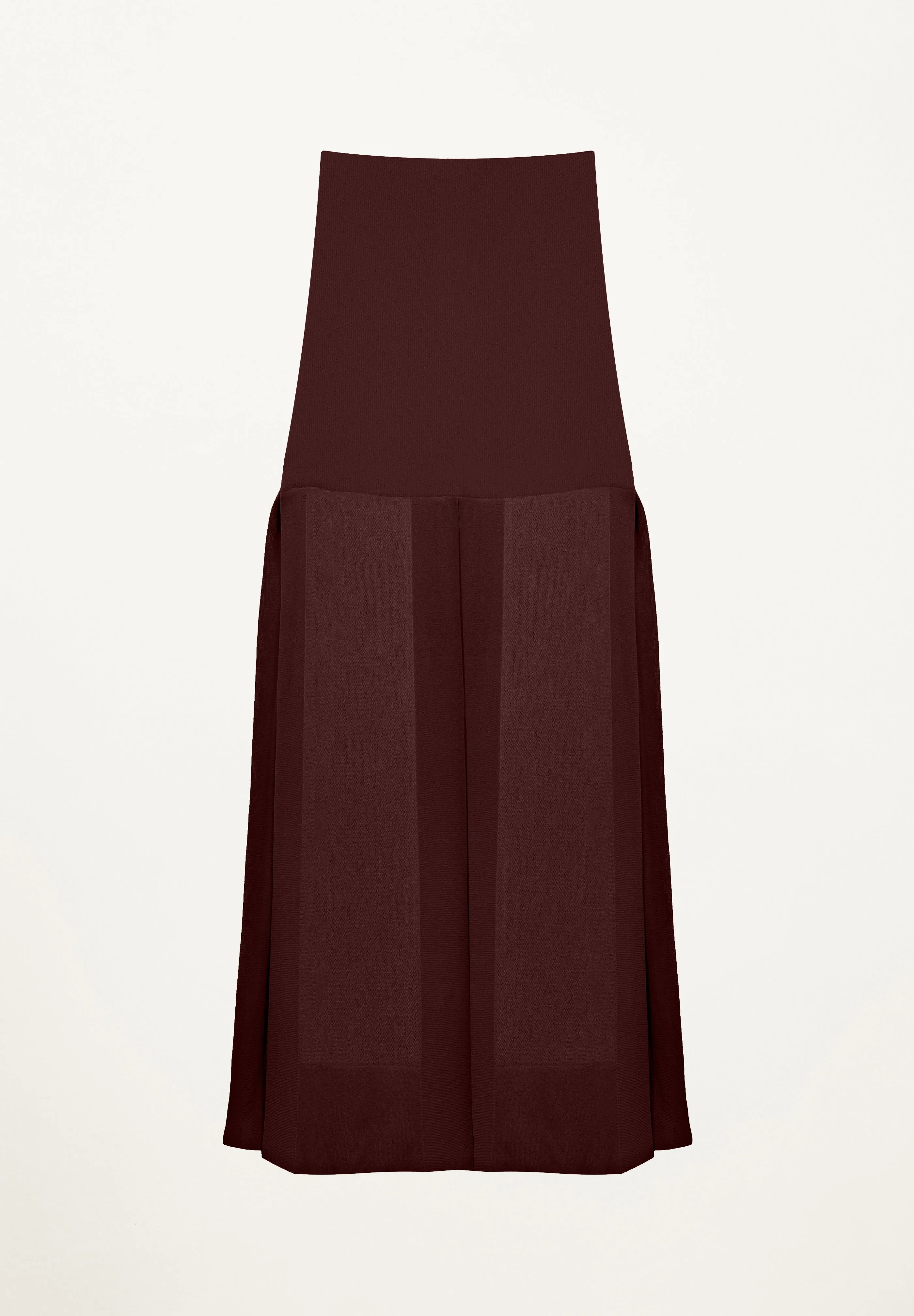 Six Panel Skirt in Plum