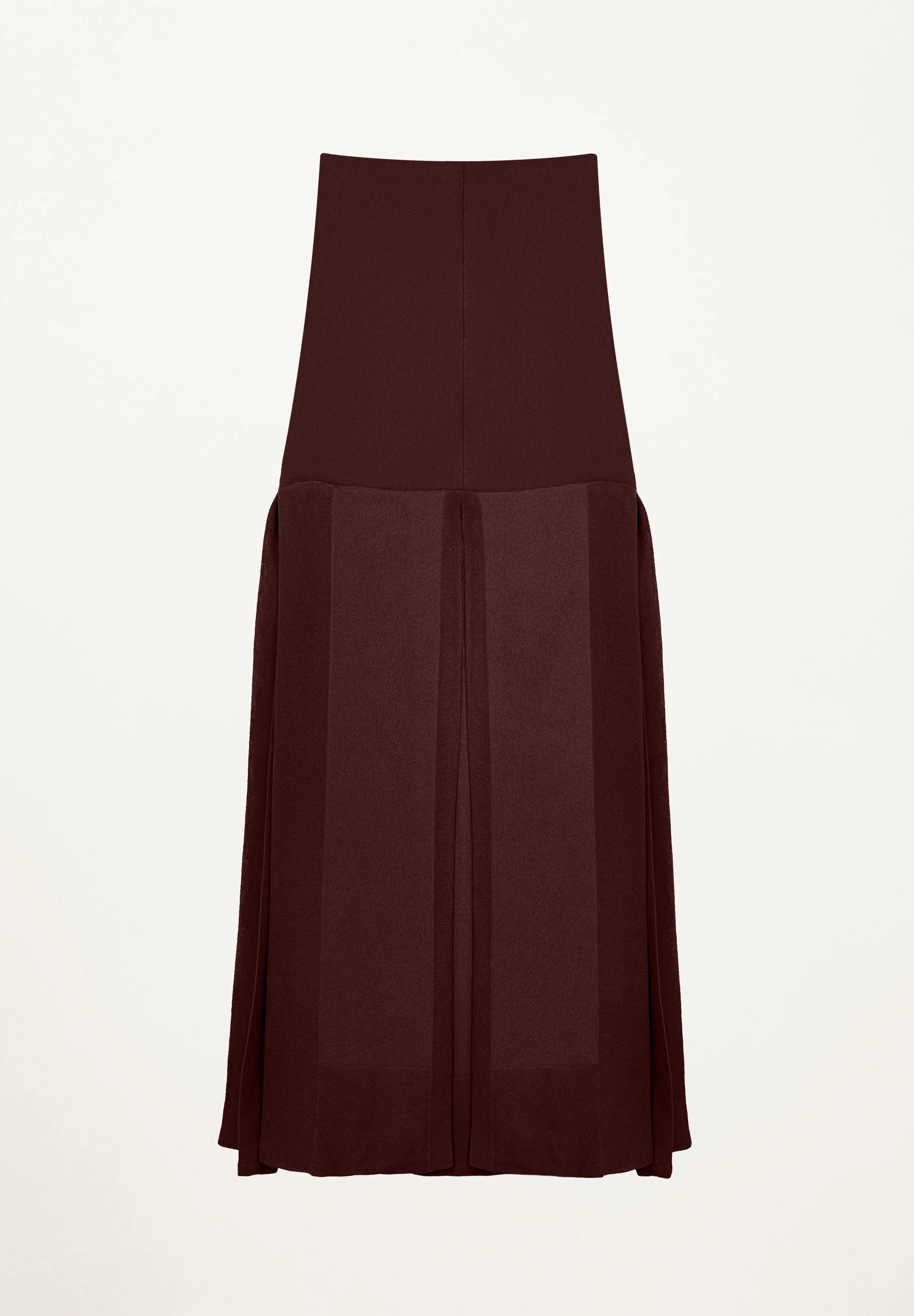 Six Panel Skirt in Plum