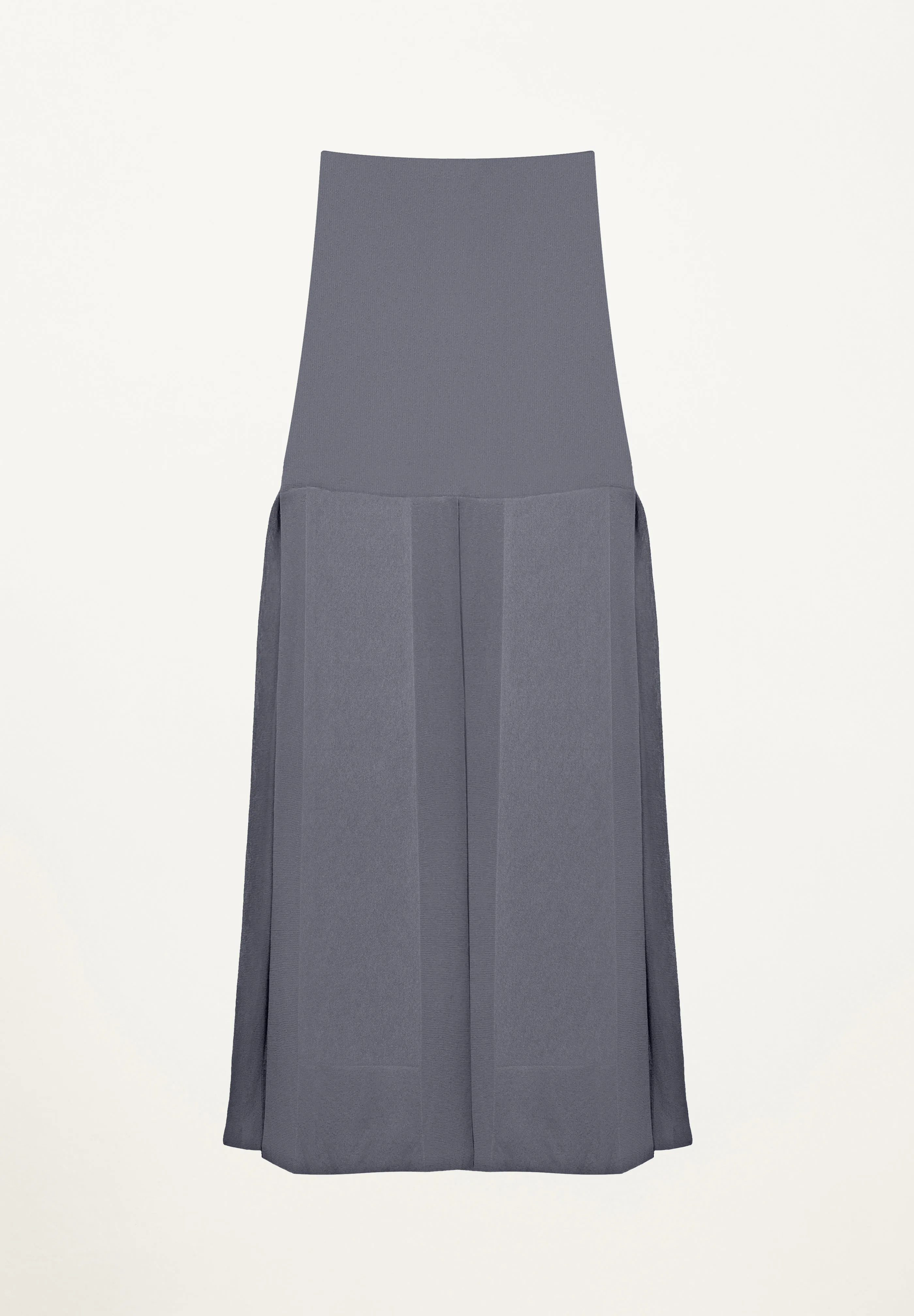 Six Panel Skirt in Slate