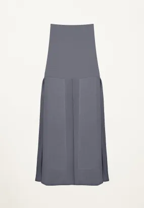 Six Panel Skirt in Slate