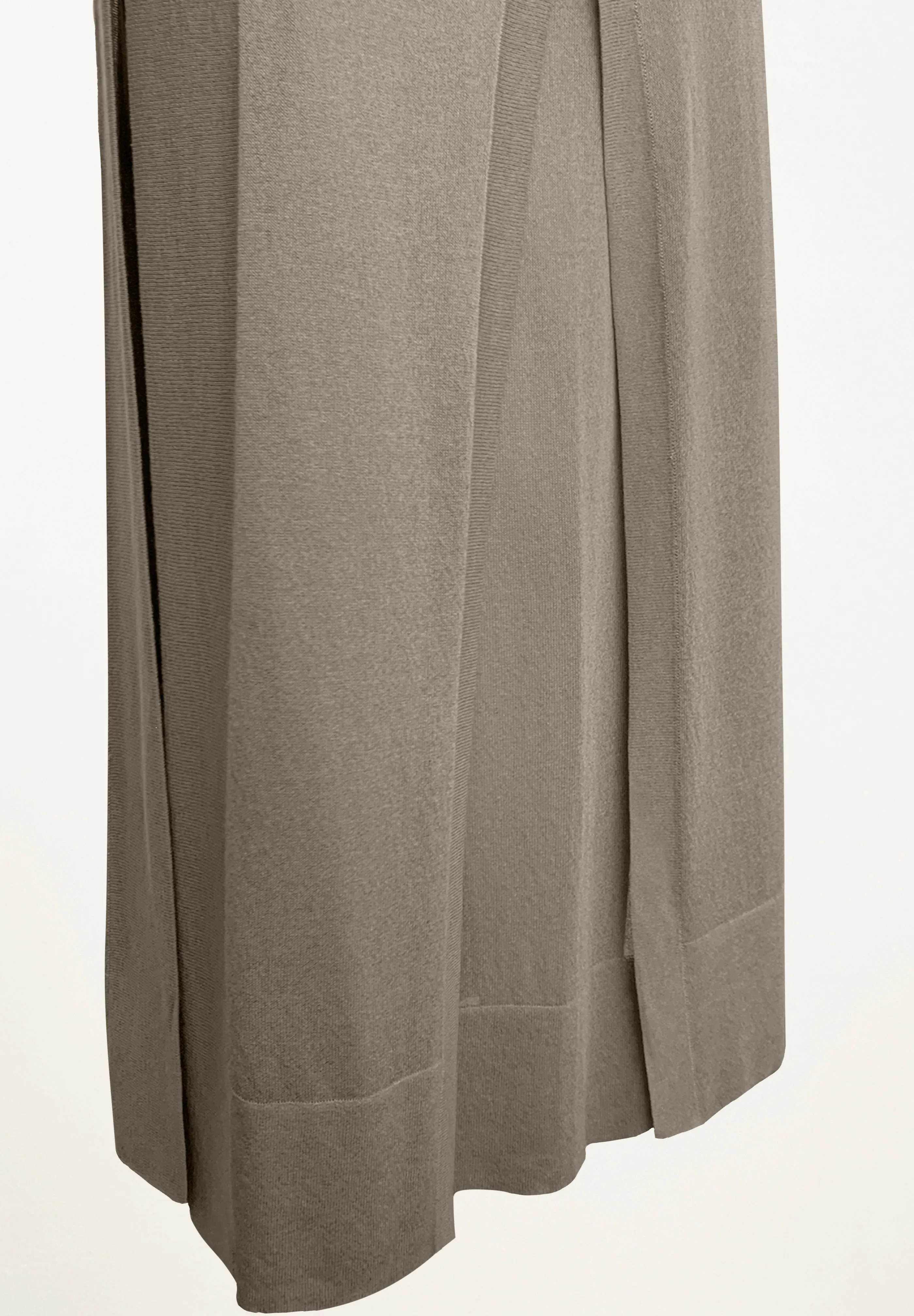 Six Panel Skirt in Taupe