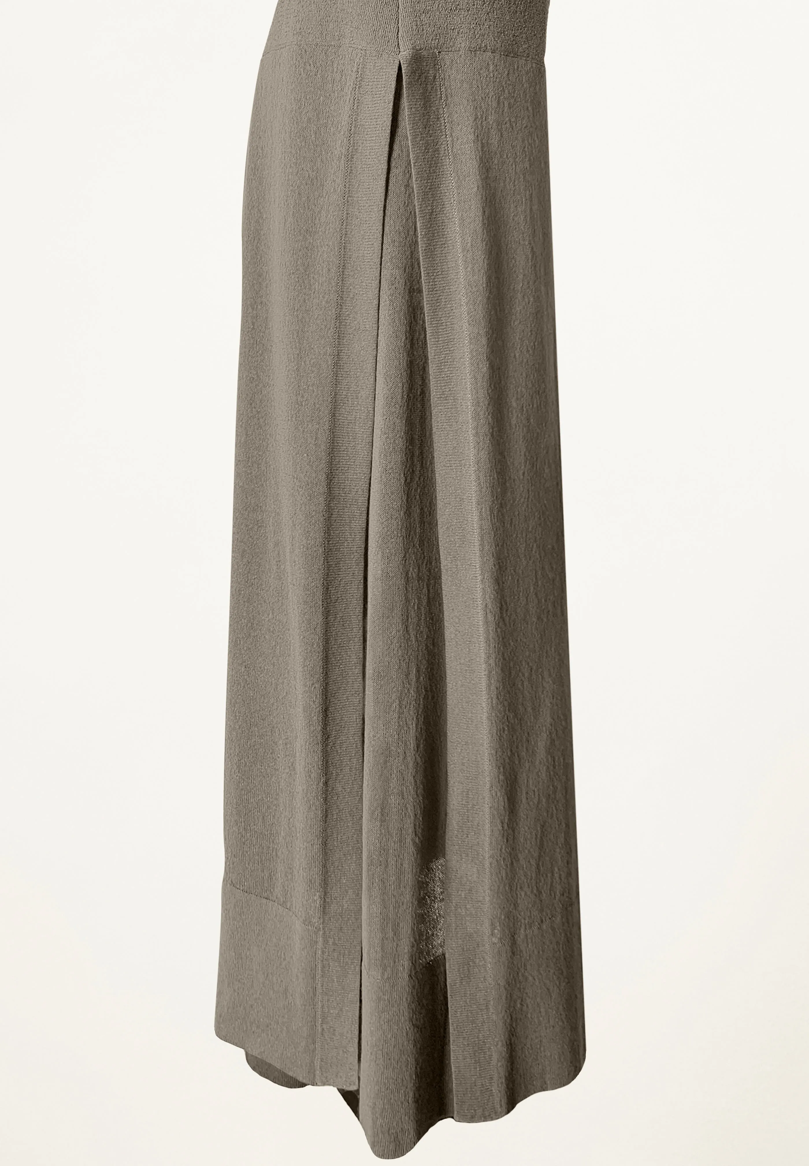 Six Panel Skirt in Taupe