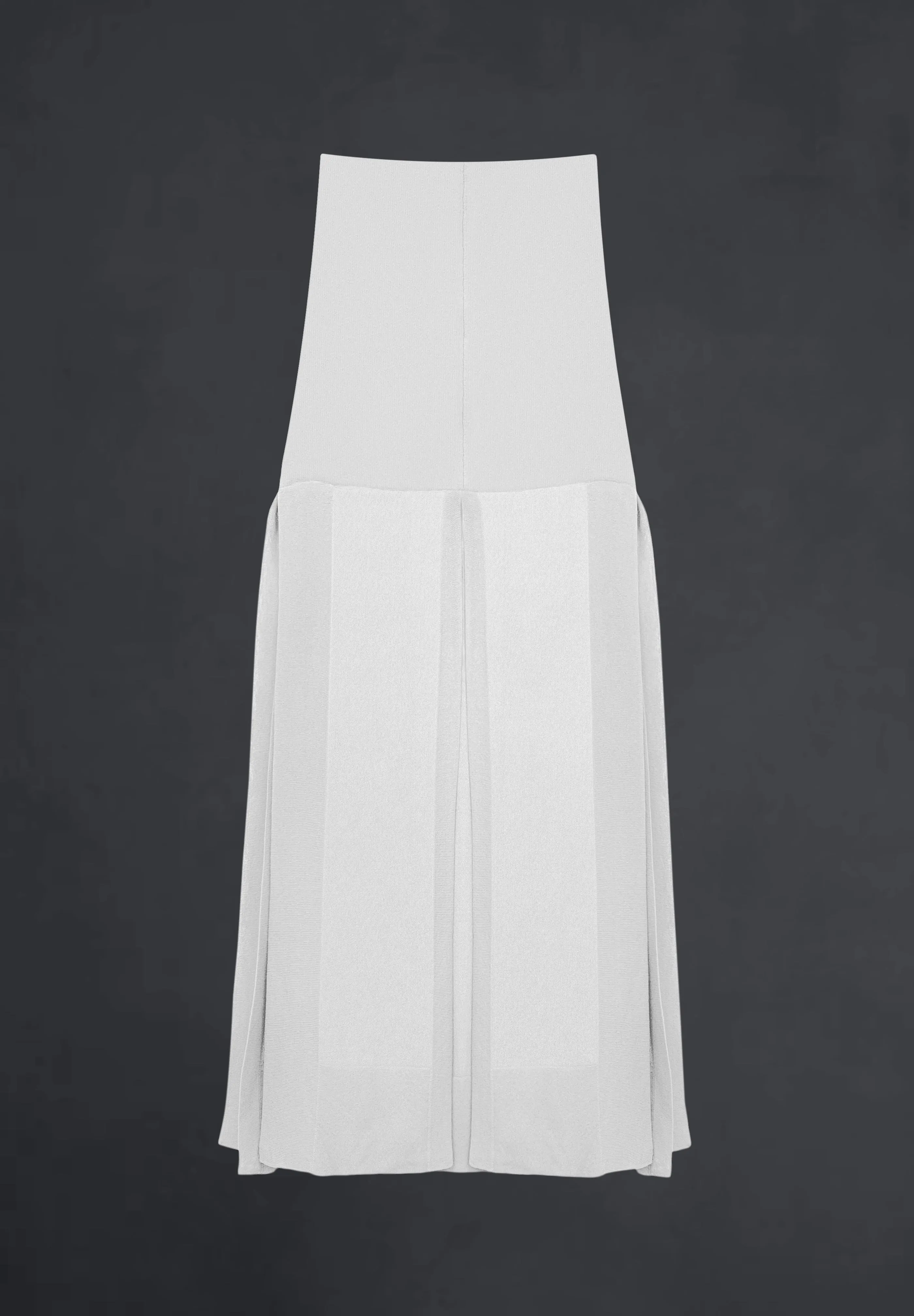 Six Panel Skirt in White