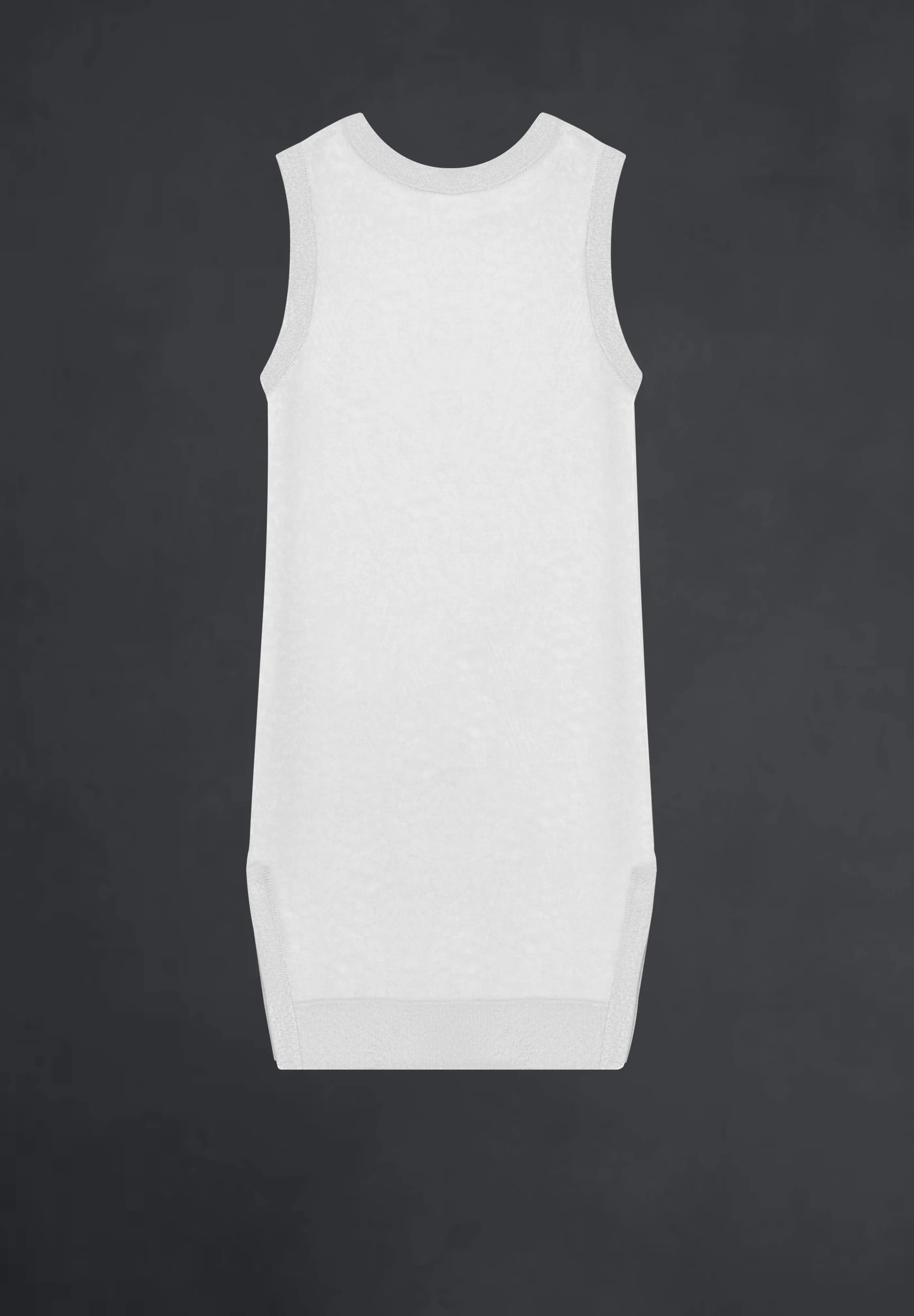 Sleeveless Tunic in White