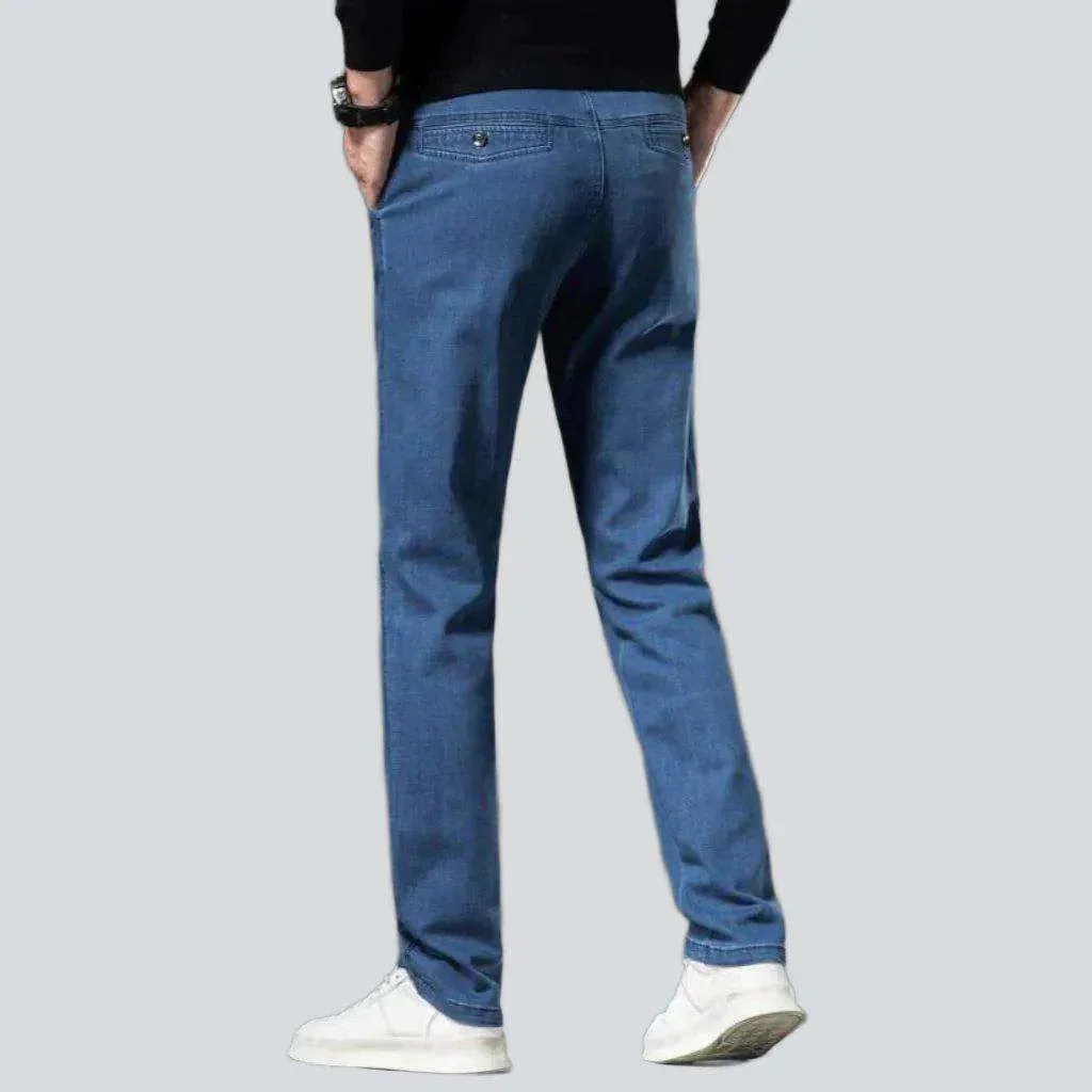 Slim stretch men's denim pants