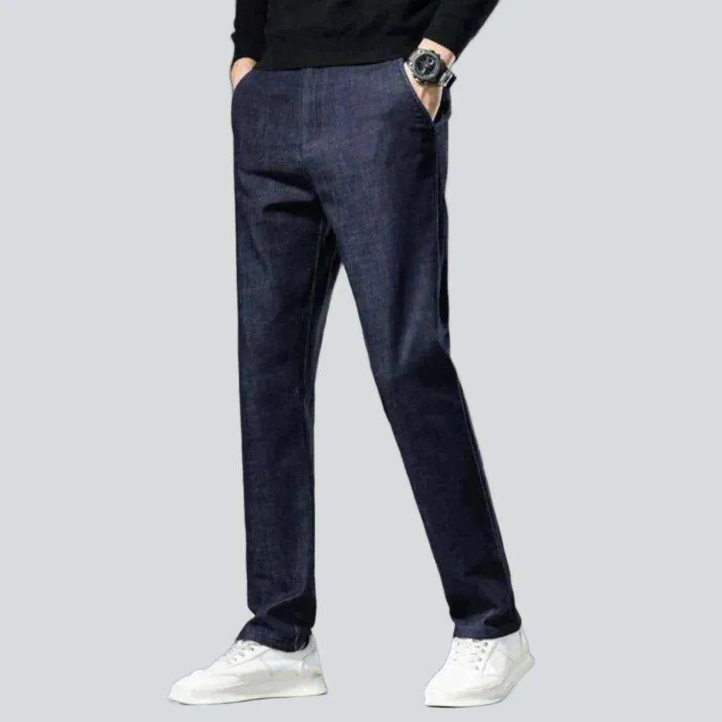 Slim stretch men's denim pants