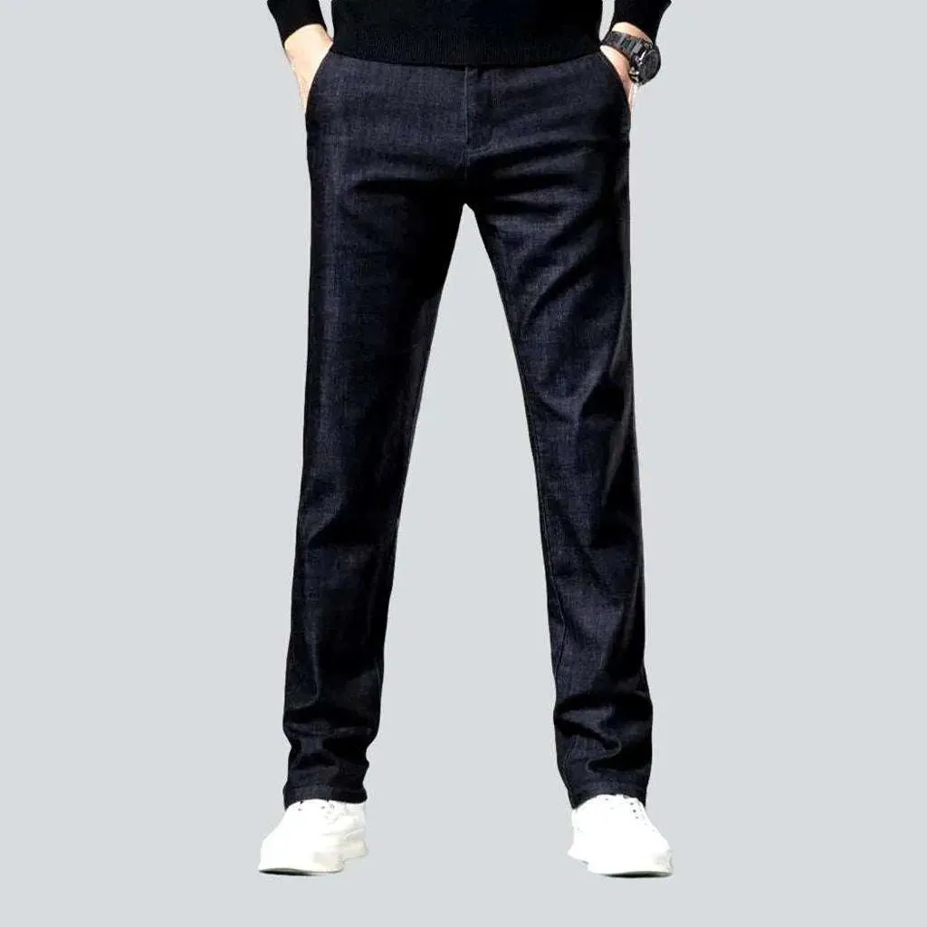 Slim stretch men's denim pants