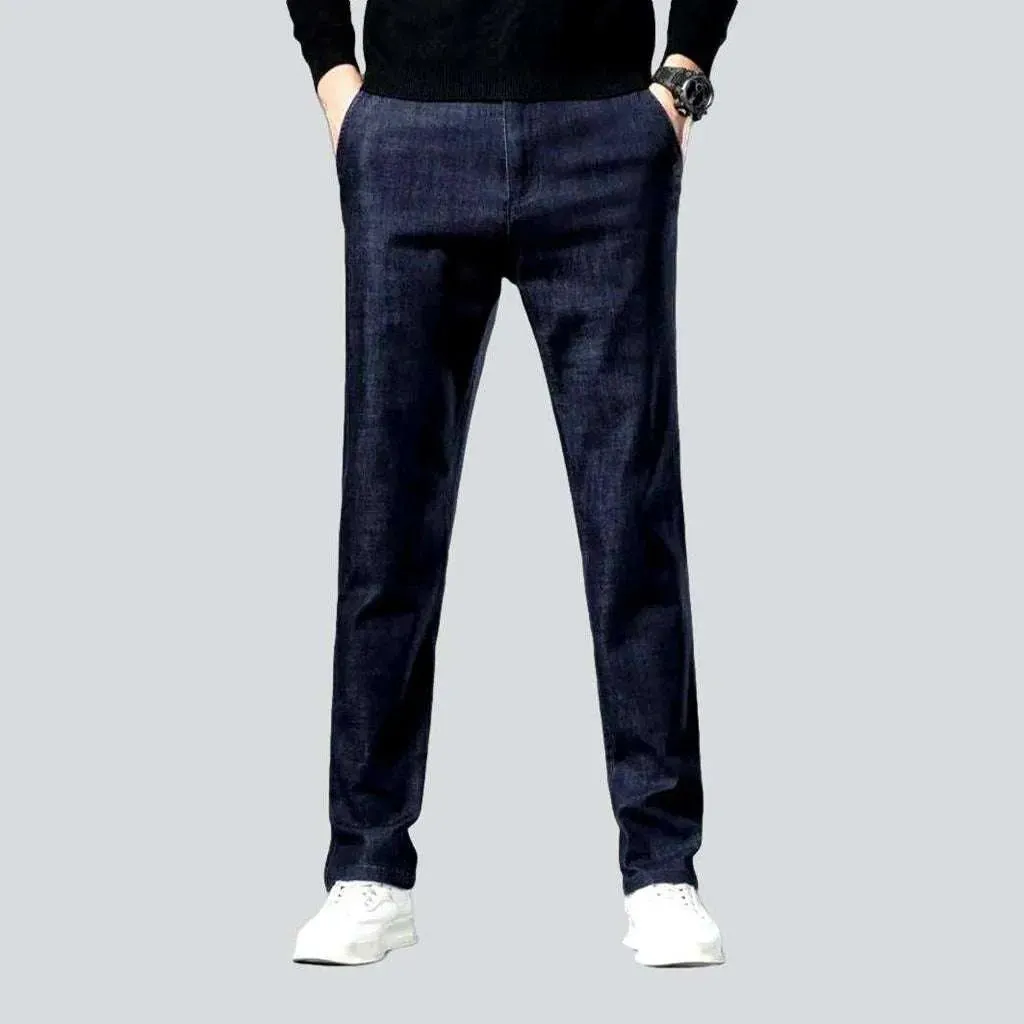 Slim stretch men's denim pants