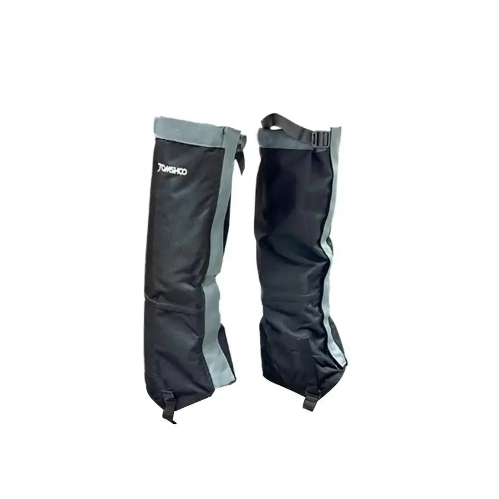 Snow Cover 1 Pair Unisex Waterproof Smooth Zipper  Leg Warmers Leg Gaiters