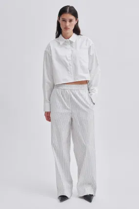 SOALON STRIPED PANT BLACK/WHITE