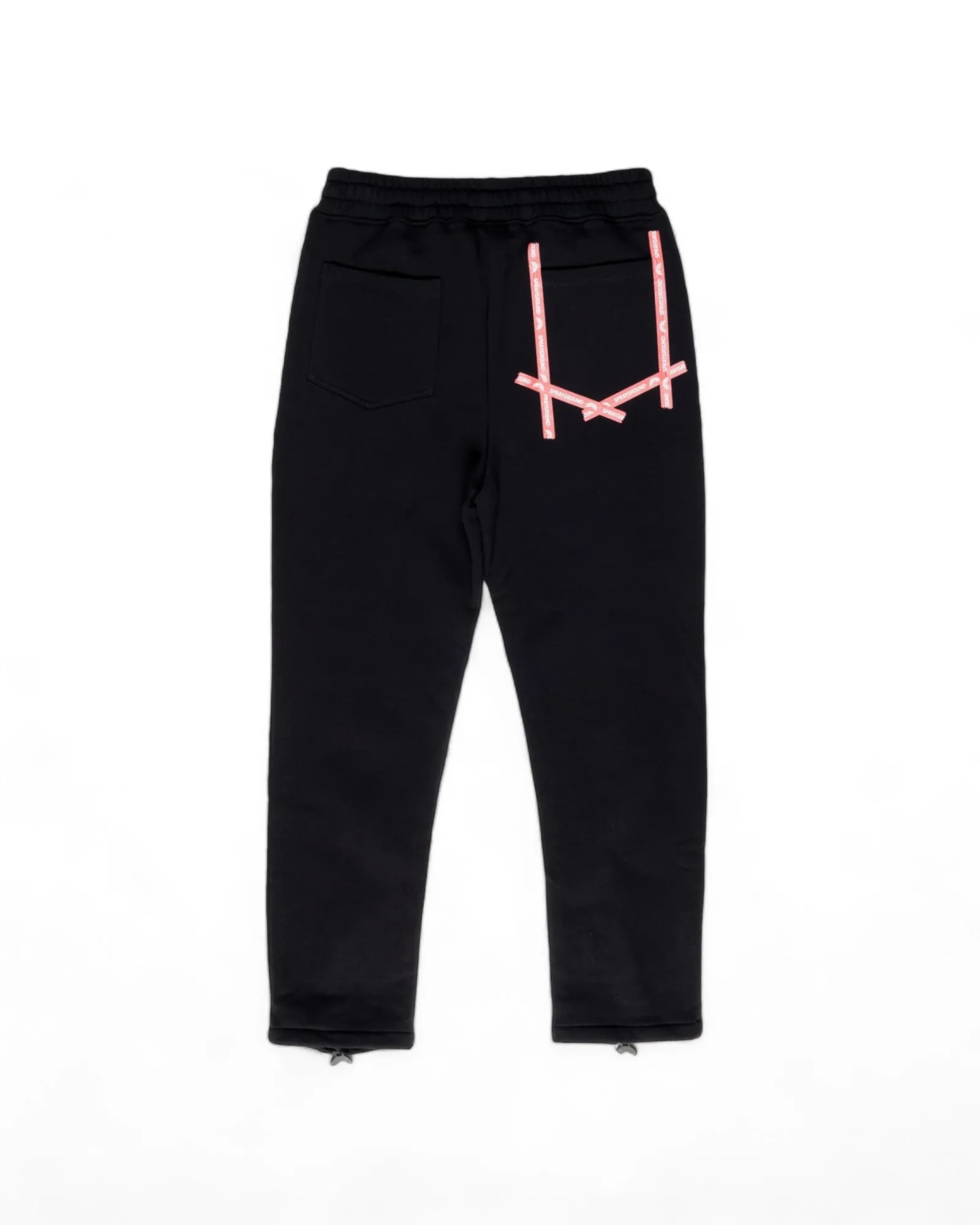 Sprayground Tape Pants Black