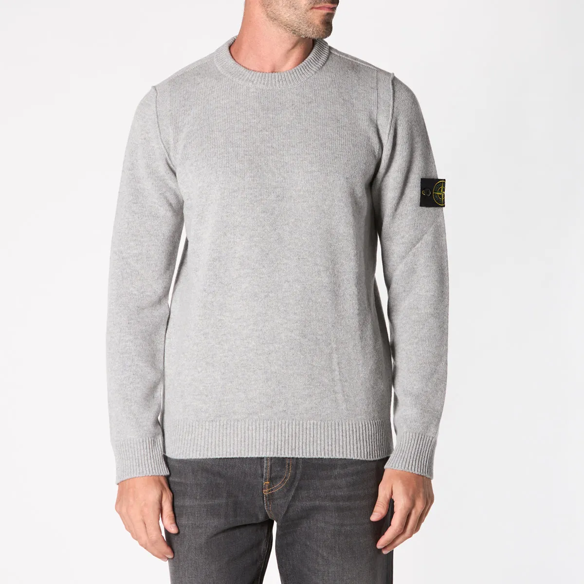 STONE ISLAND SWEATER 8115508A3 V0M64 GREY