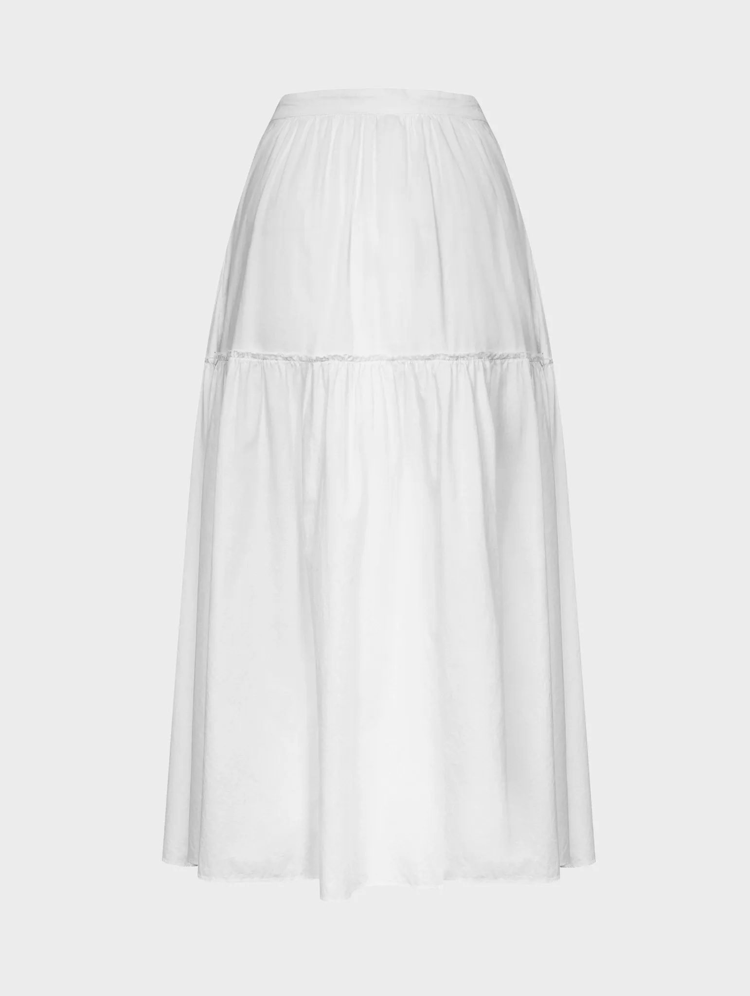 Sylvie Skirt Cotton Poplin White