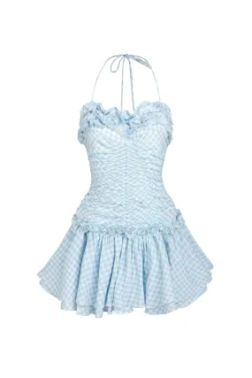 The Blue Gingham Cherry On Top Set