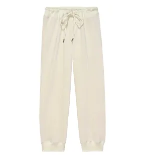 The Great - The Corduroy Lantern Pant in Washed White