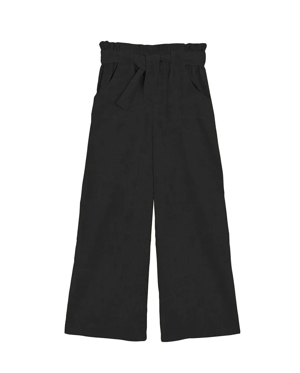 The Velvet Paperbag Waist Trousers - KIDS