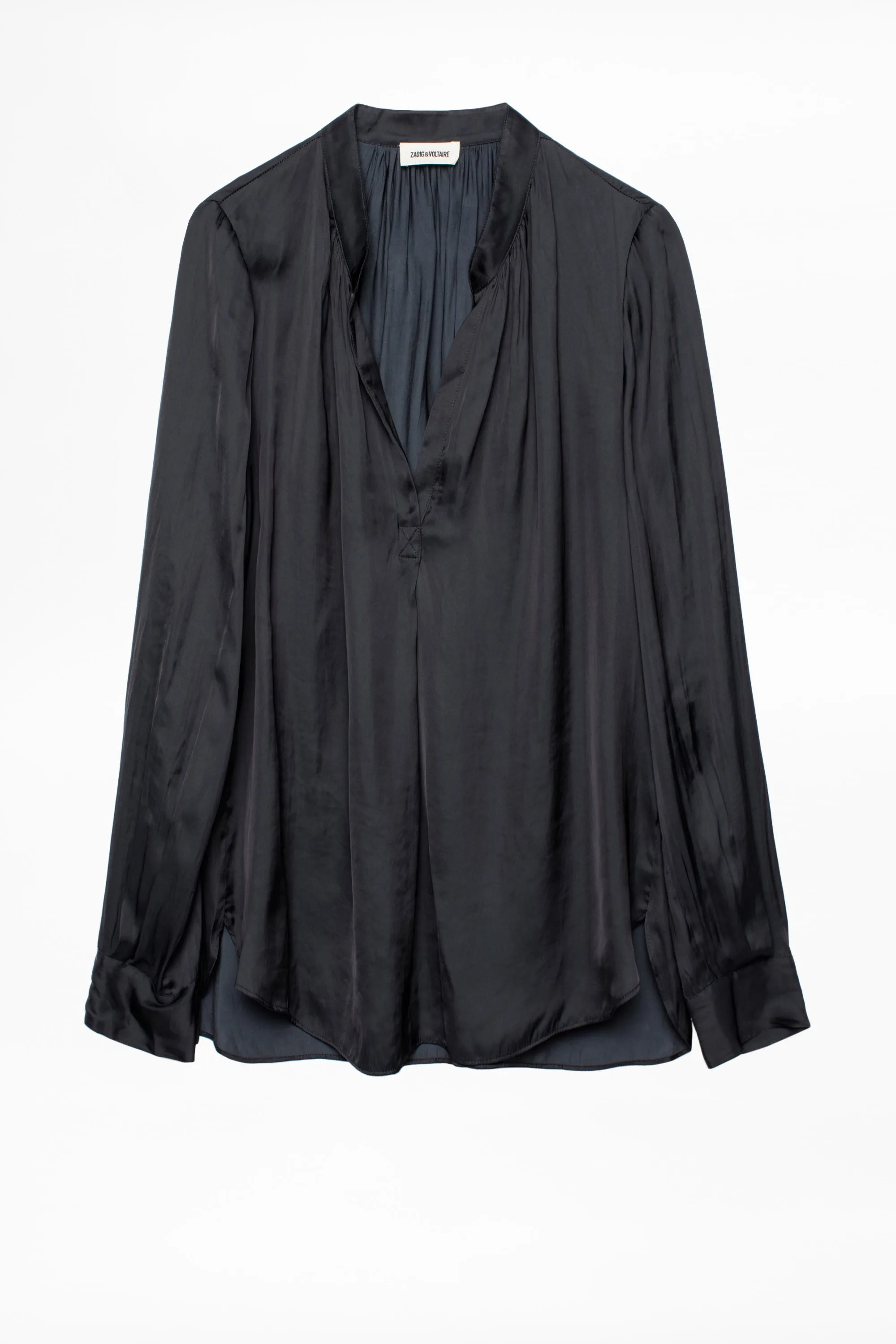 Tink Satin Tunic - Noir