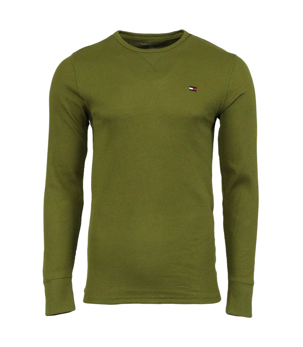 Tommy Hilfiger Mens Long Sleeve Thermal Crewneck T-Shirt