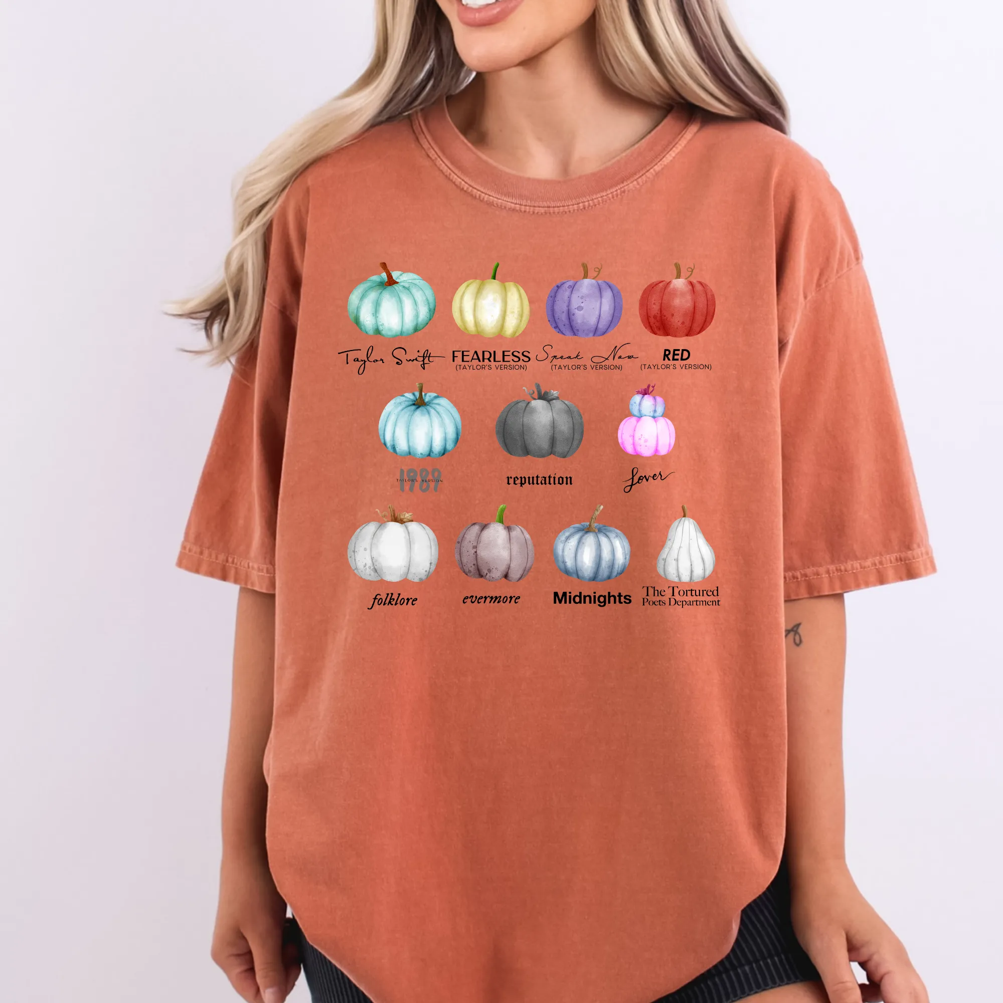 TS Pumpkins Shirt Comfort Colors