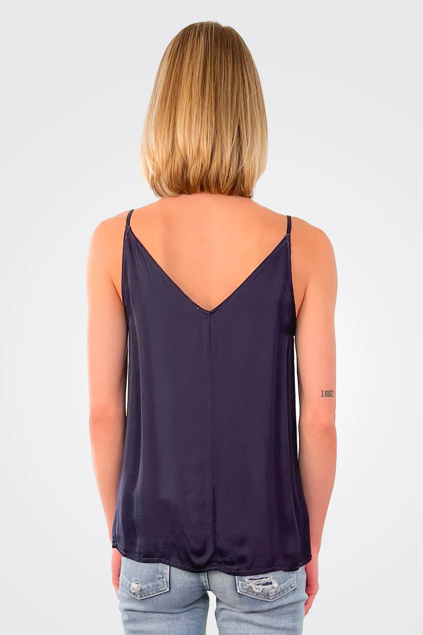 V Neck Camisole - Navy