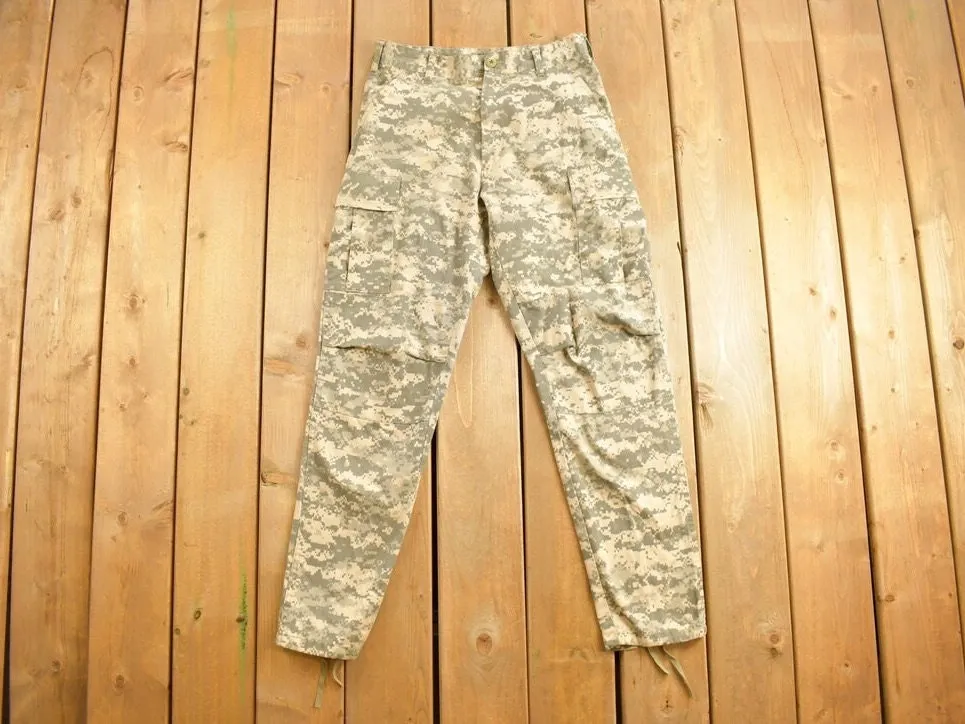 Vintage 1990s Military Digital Camouflage Cargo Pants Size 27 x 30