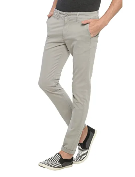 VROJASS Slim Fit Men Cotton Lycra Blend Trouser