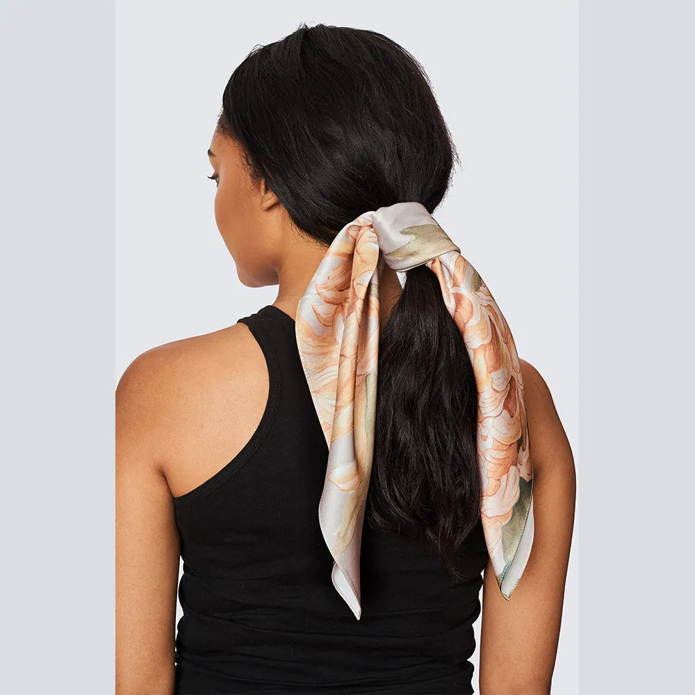 Washable Silk Kiku Kerchief Scarf