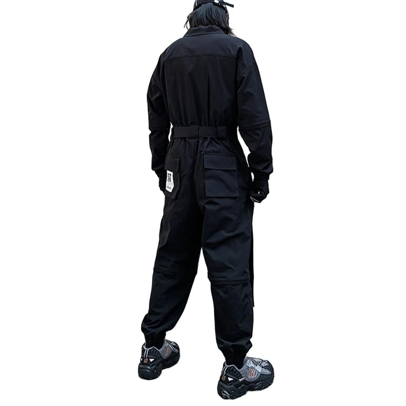 WLS Function Removable Label Cargo Jumpsuit