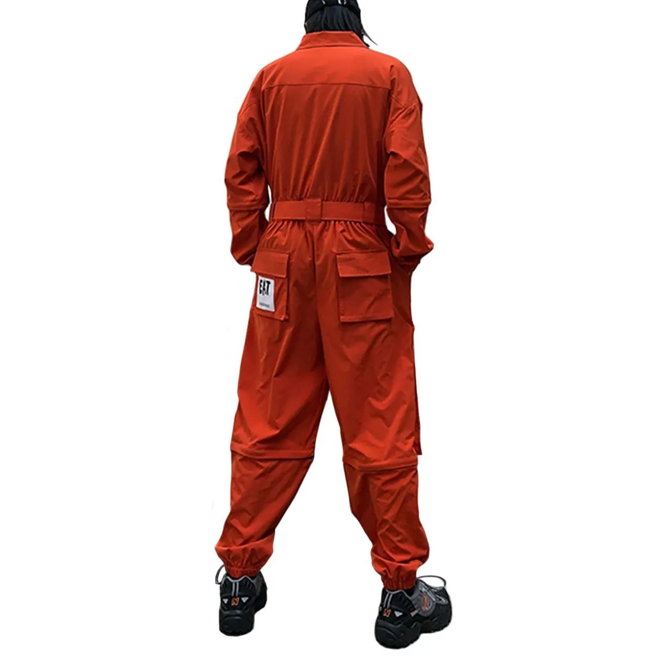 WLS Function Removable Label Cargo Jumpsuit