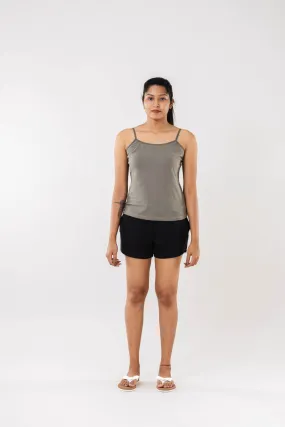 Women Cement Grey Camisole Slip