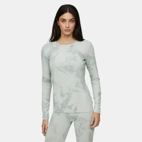 Womens Fractal Midweight Crew Base Layer