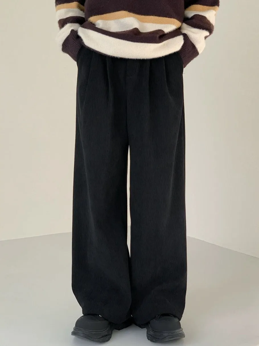 Zhou Drapey Fit Corduroy Pants