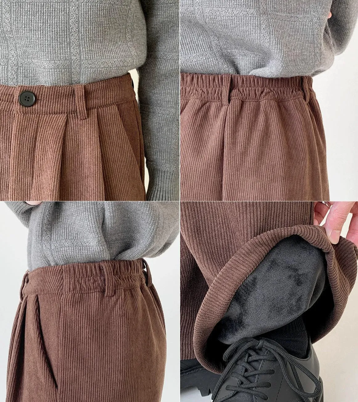 Zhou Drapey Fit Corduroy Pants