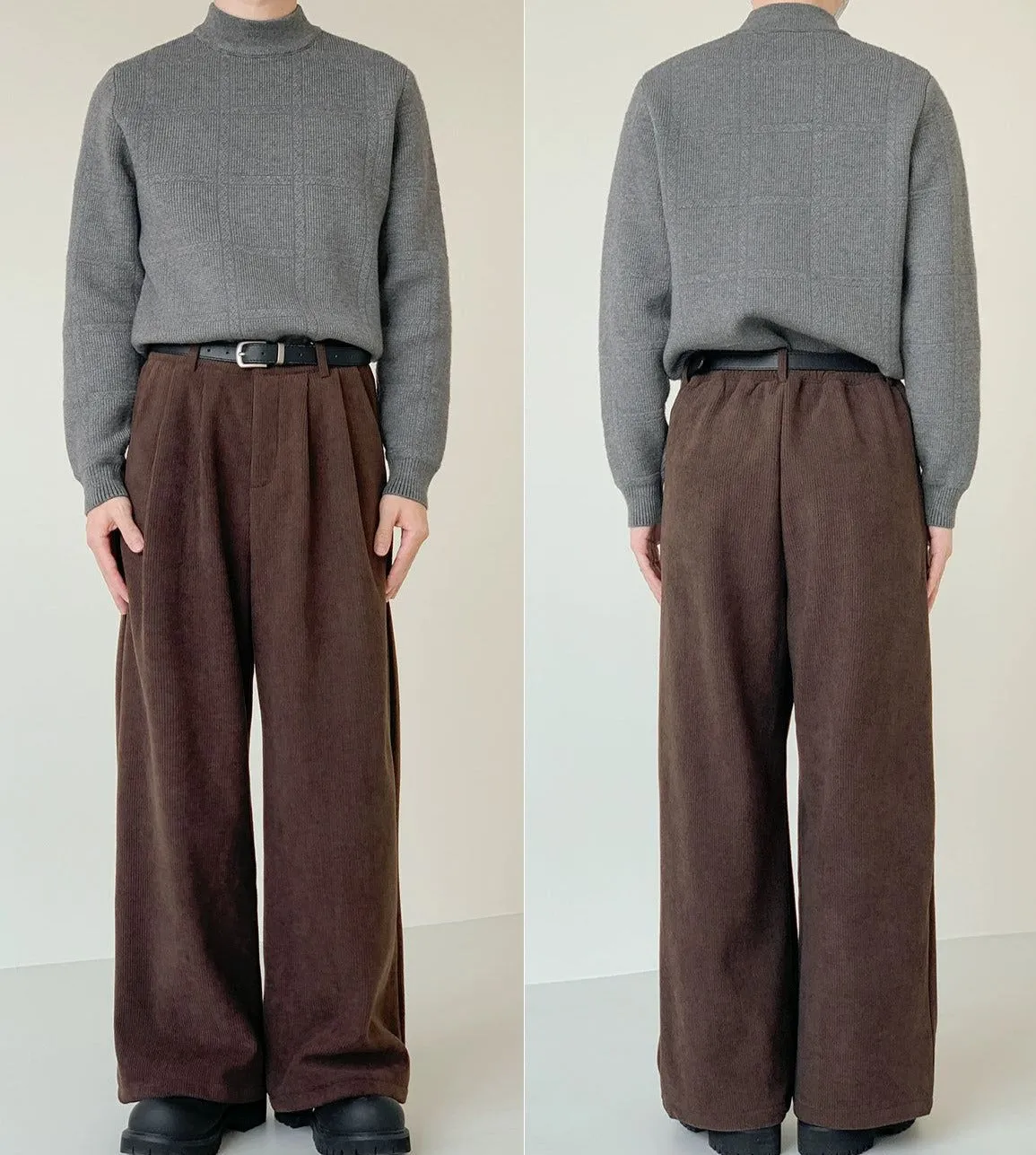 Zhou Drapey Fit Corduroy Pants