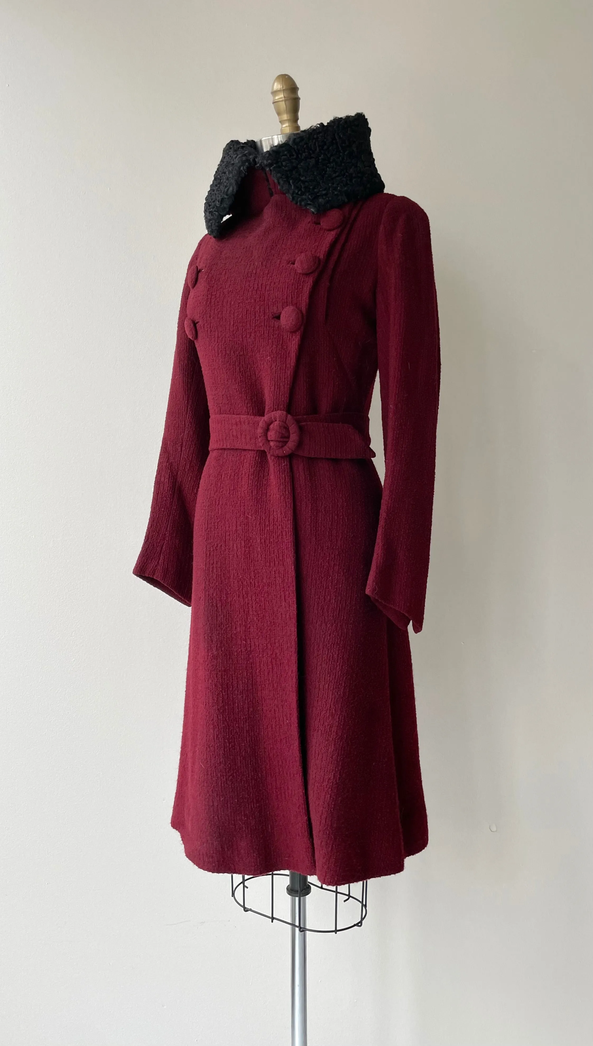 Zoysia 1930s Wool Coat